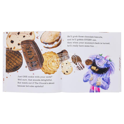 【中商原版】Laura Hughes The Chocolate Monster 巧克力小怪兽 英文原版 进口图书 儿童绘本 动物故事图画书 3-6岁 商品图6