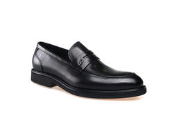 豪麟名鞋都彭男鞋牛皮革皮鞋E32245027黑色