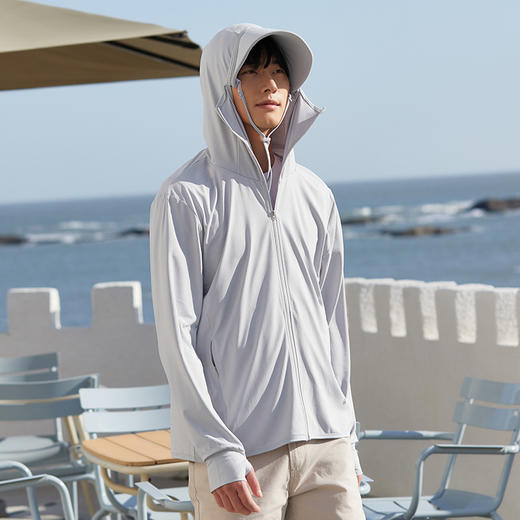 新款女时尚服，情侣款连帽休闲外套衣纯色百搭款外套TR-CRM9109 商品图8