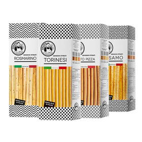 意大利勒尔玛原味/迷迭香味/芝麻味面包棒120g 酥脆美味无添加无蔗糖 050077-1/050077-2/050077-3