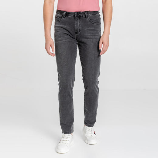 布兰施男士都市休闲直筒牛仔裤 商品图0