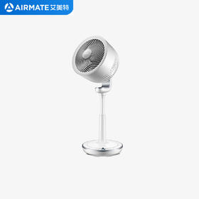 艾美特（AIRMATE）空气循环扇电风扇家用落地扇直流变频定时办公室风扇卧室循环扇客厅黑白天鹅循环扇 CA23-RD1 白色