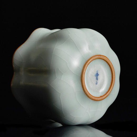 【丰子汝窑】【2019天青高葵杯】茶具茶杯天青汝瓷开片主人杯单杯品茗杯高葵杯 商品图9