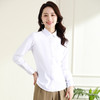 【防水防油防污】罗蒙春秋女装三防功能长袖衬衫女士通勤商务职业工装上班衬衣女 商品缩略图9