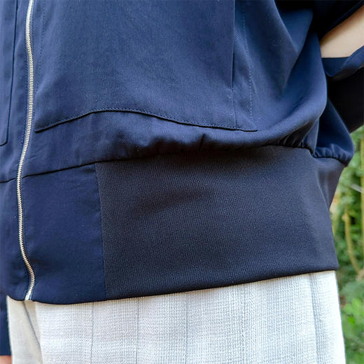 圣三利女装新春秋季纯色休闲外套SL121A10 商品图4