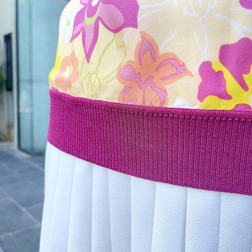 圣三利女装新春季拼接款花色针织衫SL121M10 商品图3