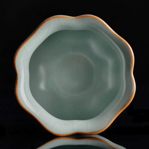 【丰子汝窑】【2019天青高葵杯】茶具茶杯天青汝瓷开片主人杯单杯品茗杯高葵杯 商品图7