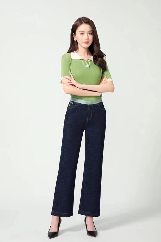 女牛仔蓝长裤018 商品图9