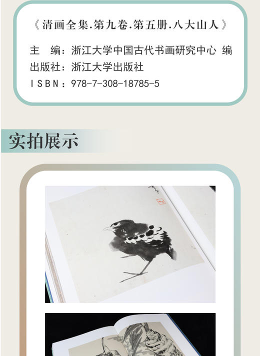 清画全集 第九卷 全五册 八大山人 商品图3