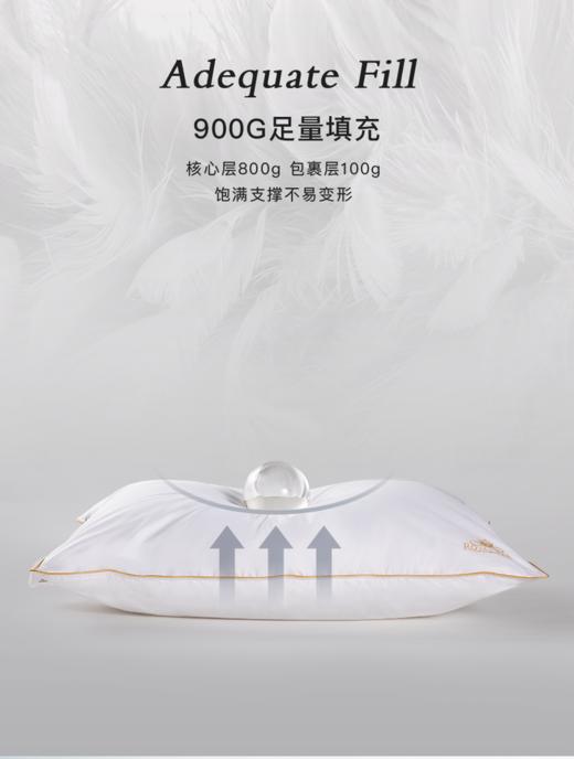 OBB Royal bed加拿大鹅绒枕头三层枕多瑙Donau系列 商品图5