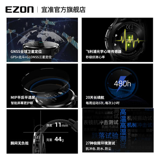 EZON宜准运动手表 R6 商品图2