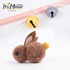 【宠物用品】-包布小兔小猪逗猫棒 训练互动猫咪耐咬玩具 商品缩略图3