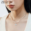 ZEGL碎银子淡水珍珠项链女轻奢小众高级感2023新款爆款爱心锁骨链 商品缩略图2