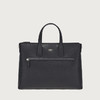 FERRAGAMO 菲拉格慕 男士锤纹小牛皮GANCINI公文包 黑色 24 1210 757916 商品缩略图0