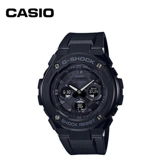 【时计廊】卡西欧(CASIO) G-STEEL M系列 钢铁之心 电波太阳能防水商务休闲男表 GST-W300G-1A 商品图0