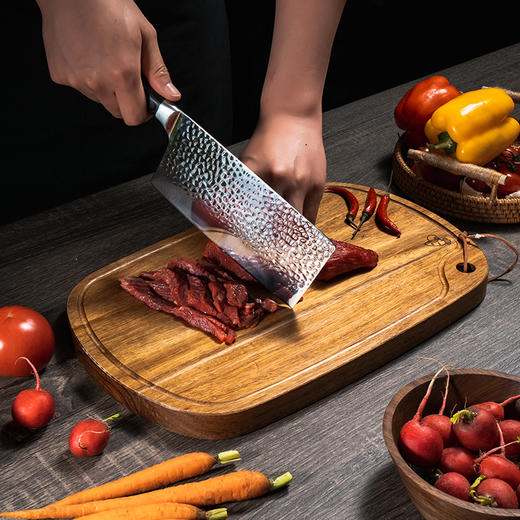 神田 匠系列厨房刀具中华菜刀三德刀多用刀套装三件套 商品图3