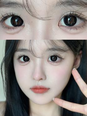 初恋黑（硅水凝胶）约14.5mm 着色13.8【年抛】 600/650度缺货