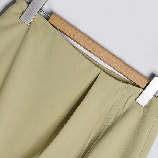 VIVIAN LIU D2314005春女装新款连腰开叉优雅直筒小A型半裙 商品图2