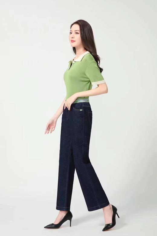 女牛仔蓝长裤018 商品图7