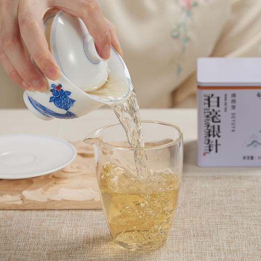 得雨芽丨白毫银针 头春 福鼎白茶 特级 2023年 50g 商品图3