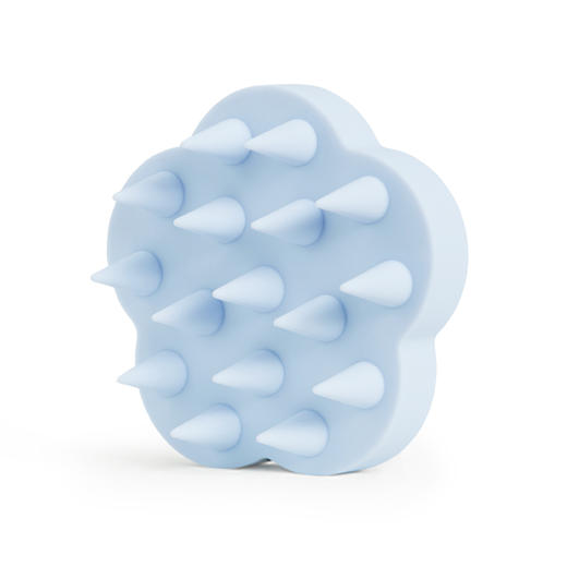 青彩洗头按摩梳全硅胶按摩头皮柔软齿刷 商品图4