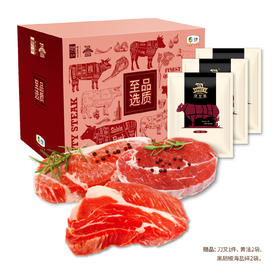 中粮安至选 牛肉礼盒 节日生鲜礼盒（套餐二）