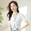 时尚简约修身显瘦，设计感优雅印花减龄两件套HR-DUOCAI2303 商品缩略图4