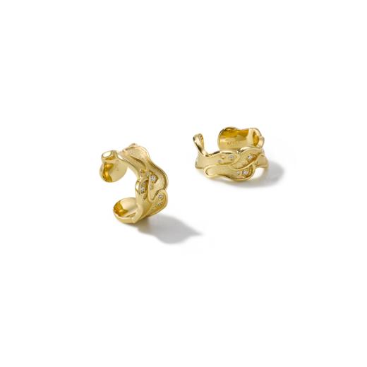 APRESI｜GLINTING Meandering Gemstones Mirrored Ear Cuffs [波纹耳骨夹] 商品图2