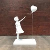 Banksy the girl with heart balloon- 全白 商品缩略图4