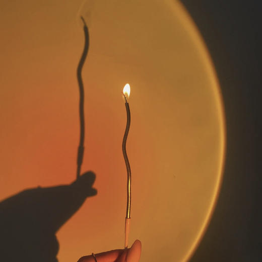 螺旋银色蜡烛 商品图3