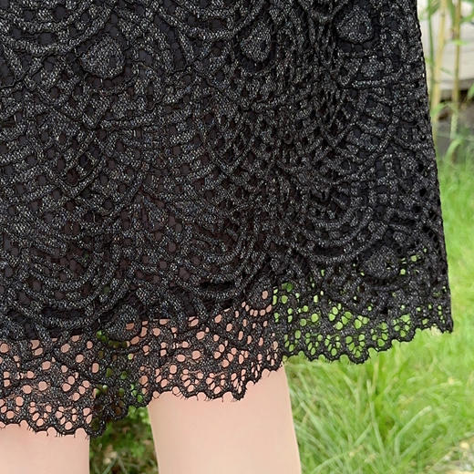 SAINT L’UCK/圣媛女装  简约时尚衬衫领蕾丝连衣裙SA320L52 商品图6