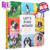 预售 【中商原版】Lets Find Momo寻找莫莫1 让我们找到Momo 英文原版纸板书 A Hide-And-Seek Board Book 狗狗找找书 捉迷藏的书 商品缩略图0