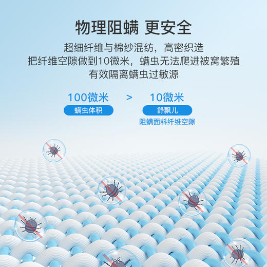 舒飘儿磨毛阻螨枕套 商品图1