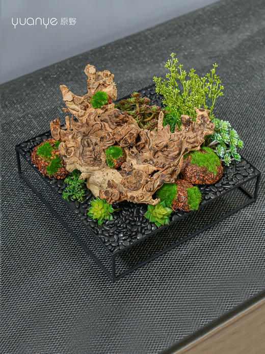 酒店新中式高端仿真花假花餐桌书房茶几售楼摆花装饰摆设绿植盆景 商品图2