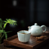 丰子汝窑【高四方杯】开片可养天青汝瓷主人茶杯个人品茗茶盏  115ml 商品缩略图2