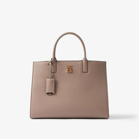 BURBERRY 巴宝莉 女士粒纹TB专属标识小号 Frances 包 浅棕色 8060975 B3500