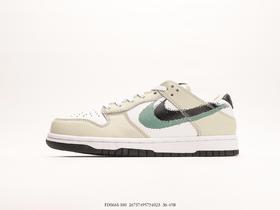 耐克Nike Dunk Low Stencil Swooch休闲运动板鞋FD0661-100男女鞋