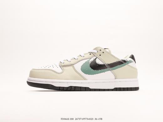 耐克Nike Dunk Low Stencil Swooch休闲运动板鞋FD0661-100男女鞋 商品图0