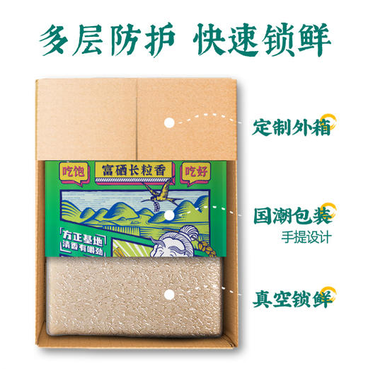 隆平芯米（富硒长粒香）5kg 富硒大米 东北方正产地 商品图1