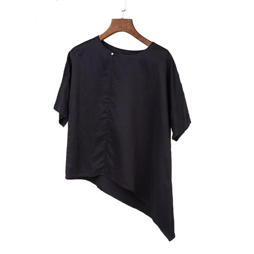 中式感真丝T恤 商品图0