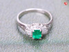 【绿竹】祖母绿戒指 镶嵌：pt850镶 商品缩略图2