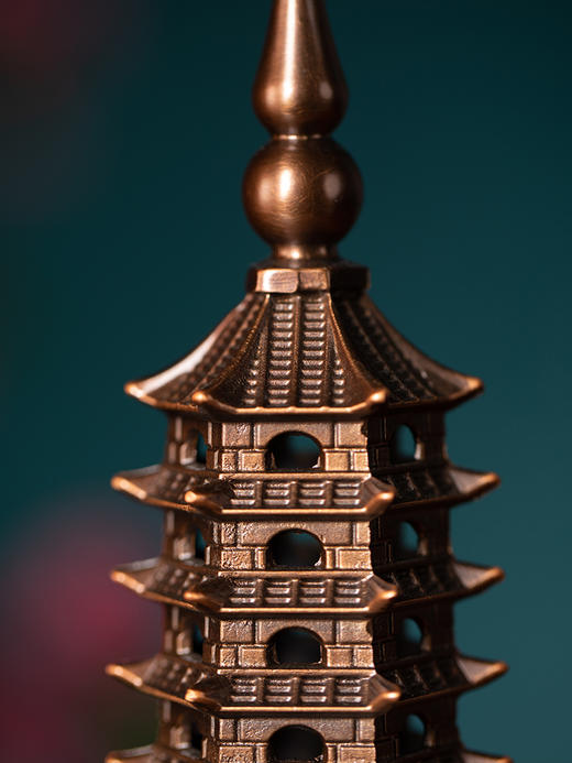 【6F】朱炳仁铜 步步高升文昌塔家居客厅装饰摆件办公桌摆件旗舰店13层 商品图2