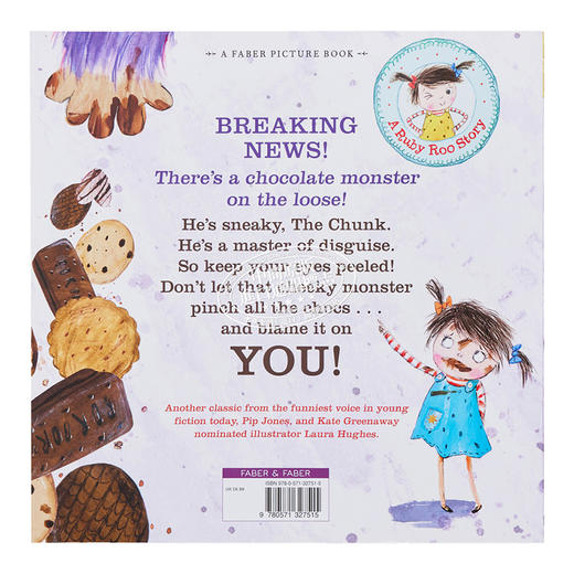 【中商原版】Laura Hughes The Chocolate Monster 巧克力小怪兽 英文原版 进口图书 儿童绘本 动物故事图画书 3-6岁 商品图1