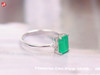 【指尖流沙】18k金镶祖母绿石戒指 商品缩略图3