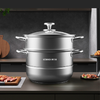 【分仓直发包邮】康巴赫-欧式304不锈钢双层蒸锅KGO-Z28A 商品缩略图0
