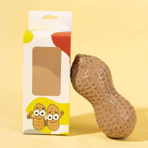 狗狗玩具 发声花生盒装 互动自嗨解闷磨牙 耐磨耐咬材质安全 宠物玩具 商品图6