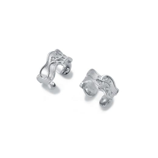 APRESI｜GLINTING Meandering Gemstones Mirrored Ear Cuffs [波纹耳骨夹] 商品图4