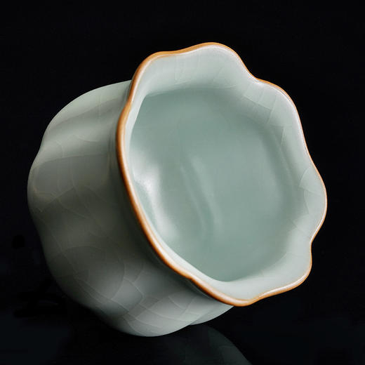 【丰子汝窑】【2019天青高葵杯】茶具茶杯天青汝瓷开片主人杯单杯品茗杯高葵杯 商品图8