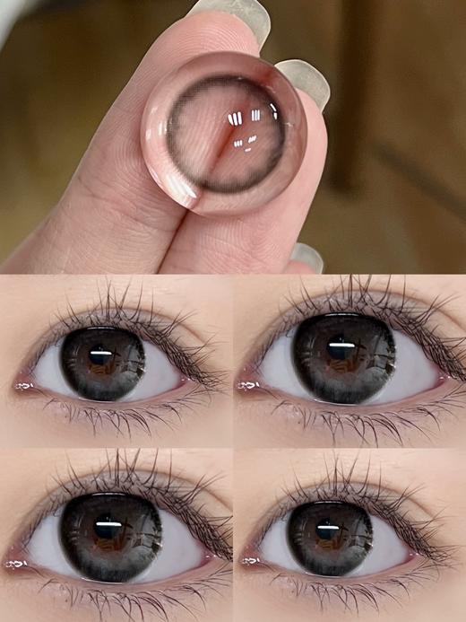 mixlook 白月光 自然黑灰色 14.2mm 年抛 含硅水凝胶 商品图3