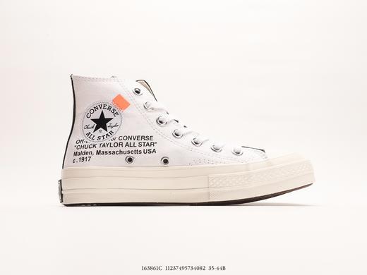 匡威Off-White x Converse Chuck Taylor All Star休闲运动帆布鞋163861C男女鞋 商品图1